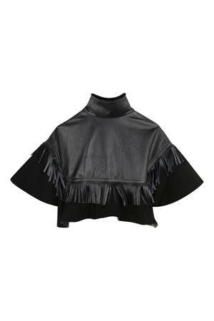 black leather jacket CHLOÉ KIDS | C2066909B
